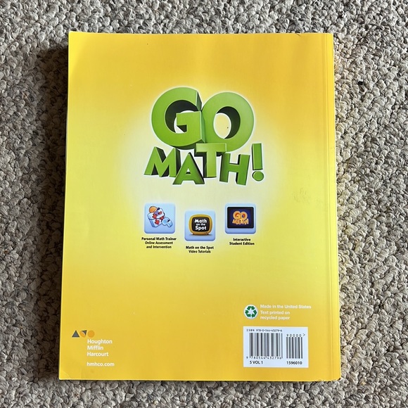 Go Math! 5th Grade, Volume 1 - Picture 2 of 10